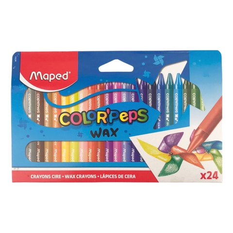 Bút sáp màu Maped  Color'Peps Wax 861012 / 861013