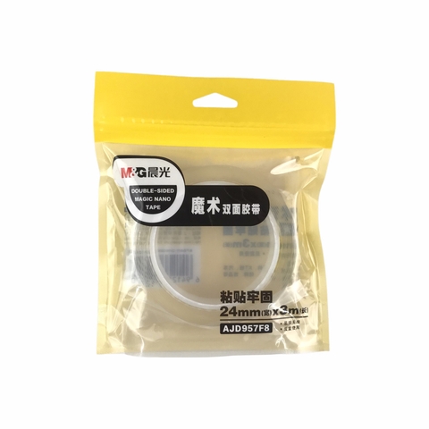 Băng keo 2 mặt trong suốt MG AJD957F7 / AJD957F8 / AJD957F9 2.4cm