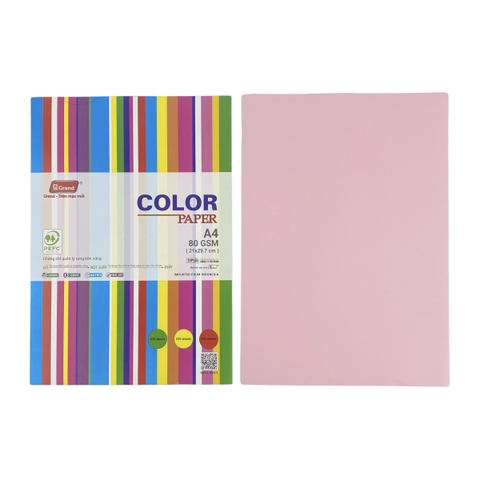 Giấy pho màu PGrand Indo 210x297mm 80gsm 500tờ A4