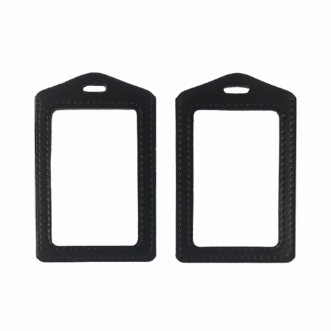 Bao đựng thẻ da 5.5x8.5cm 2 mặt kiếng đứng (50)