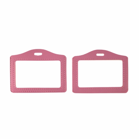 Bao đựng thẻ da 8.5x5.5cm 2 mặt kiếng ngang (50)