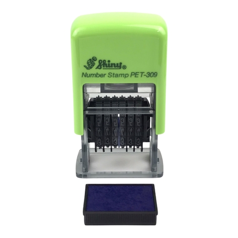 Dấu số xoay tự động - Thẻ mực Shiny PET309 6 số 3mm (12)