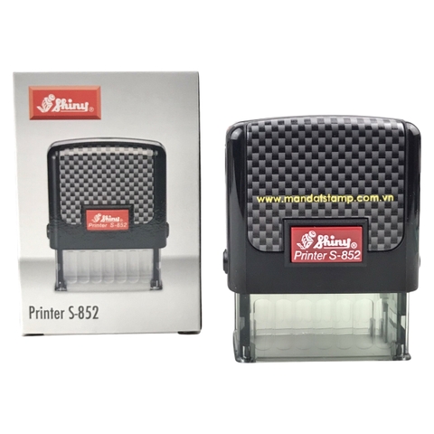 Dấu - Thẻ mực Shiny S852 38x14mm