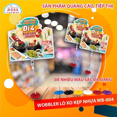 Wobbler lò xo kẹp nhựa WB-004 đế Φ54mm (10)