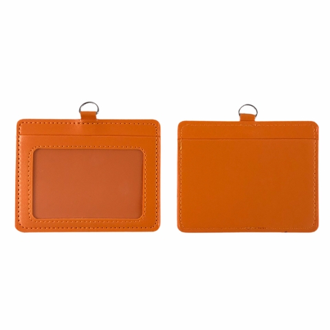Bao đựng thẻ da 8.5x5.5cm 2 ngăn ngang (25)