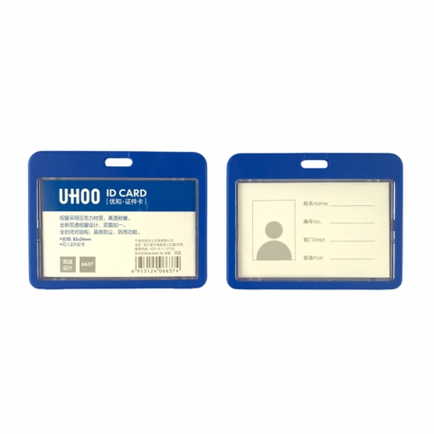 Bao đựng thẻ Uhoo 6637 8.5x5.4cm 2 mặt ngang (6)
