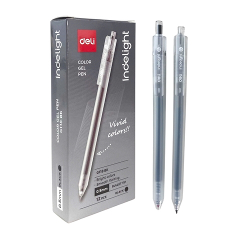 Bút gel Deli G118, Bút nước, Bút gel (12/144)