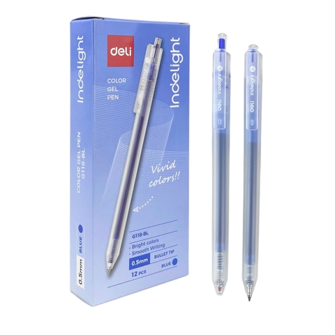 Bút gel Deli G118, Bút nước, Bút gel (12/144)