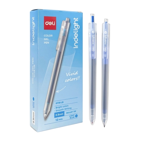 Bút gel Deli G118, Bút nước, Bút gel (12/144)