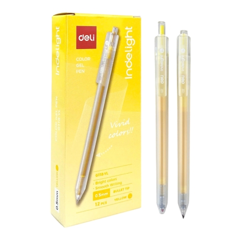 Bút gel Deli G118, Bút nước, Bút gel (12/144)