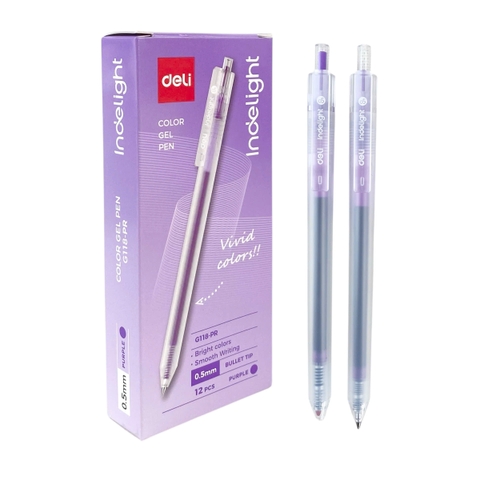 Bút gel Deli G118, Bút nước, Bút gel (12/144)