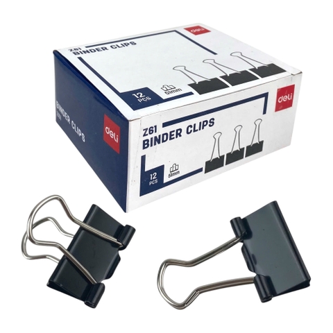 Kẹp bướm Deli Z61 /Z62/Z63/Z64/Z65/Z66 (12)