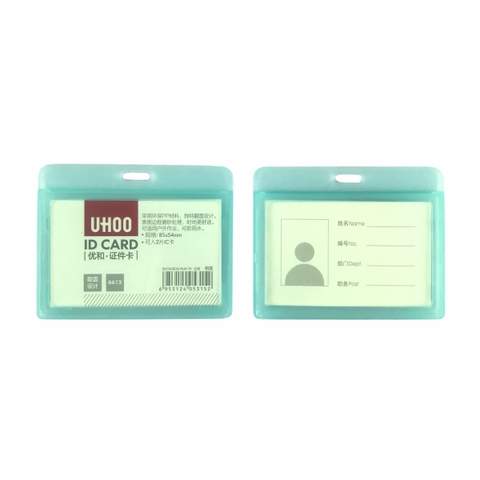 Bao đựng thẻ Uhoo 6613 8.5x5.4cm 2 mặt ngang (12)