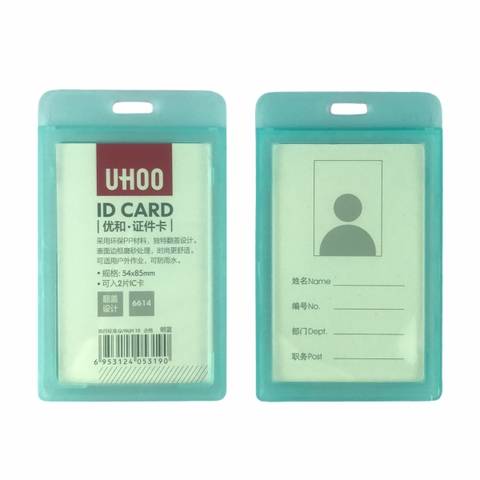 Bao đựng thẻ Uhoo 6614 5.4x8.5cm 2 mặt đứng (12)