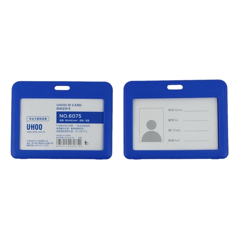 Bao đựng thẻ Uhoo 6075 8.5x5.4cm 2 mặt ngang (6)