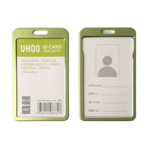 Bao đựng thẻ nhôm Uhoo 6042 5.4x8.5cm 2 mặt đứng (6)