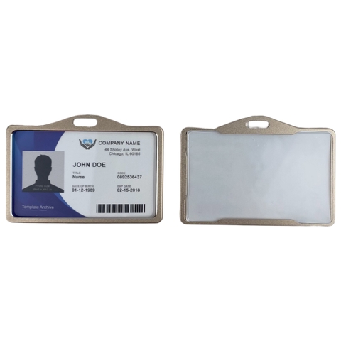 Bao đựng thẻ nhôm HCX4 8.4x5.2cm 2 mặt ngang (20,25)