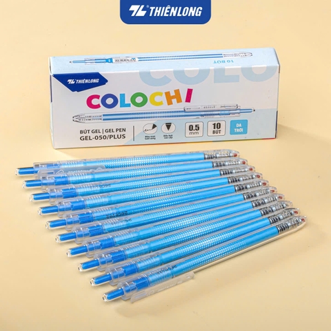 Bút gel TL GeL-050/ Plus (10), Bút bi nước, Viết mực nước, Văn phòng phẩm