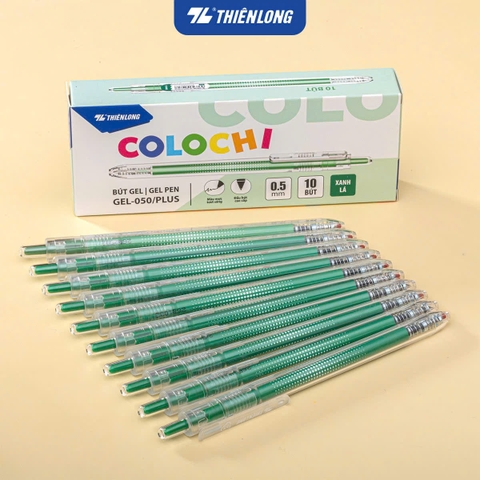 Bút gel TL GeL-050/ Plus (10), Bút bi nước, Viết mực nước, Văn phòng phẩm
