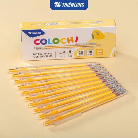 Bút gel TL GeL-050/ Plus (10), Bút bi nước, Viết mực nước, Văn phòng phẩm