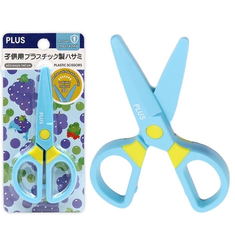 Kéo Plus 200-V022/ 200-V023/200-V024/ 200-V025 12.5cm lưỡi nhựa (10)