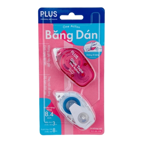 Băng keo 2 mặt Plus 8.4mmx8m 120 (10)