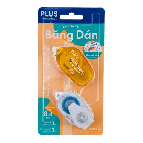 Băng keo 2 mặt Plus 8.4mmx8m 120 (10)