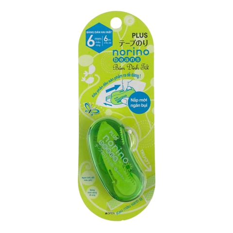 Băng keo 2 mặt  Norino Beans Plus 6mmx6m (10)