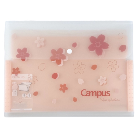 Bìa tài liệu 5 ngăn Campus ngang A4