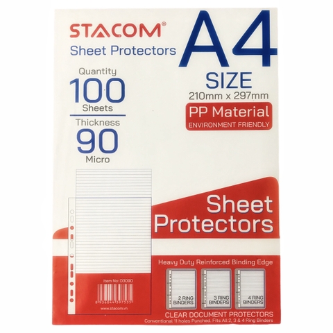 Bìa lỗ Stacom D3070 / D3090 100 tờ A4