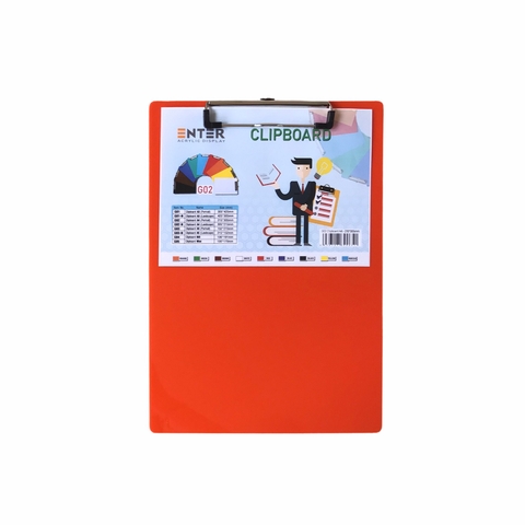 Bìa trình ký mica Enter G02 21.5x31.5cm A4 đứng (20)