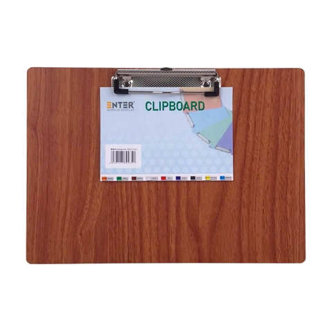 Bìa trình ký gỗ Enter G08-N 31.5x21.5cm A4 ngang (20)