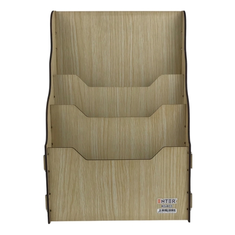 Kệ gỗ 3 ngăn Enter KG403 A4 lắp ráp