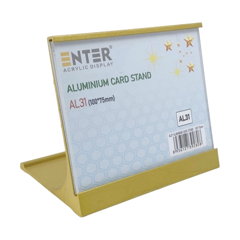 Bảng thông tin để bàn nhôm Enter AL31 100x75mm, Khung thông tin sản phẩm, Khung bảng giá, Kệ trưng bày để bàn (20)