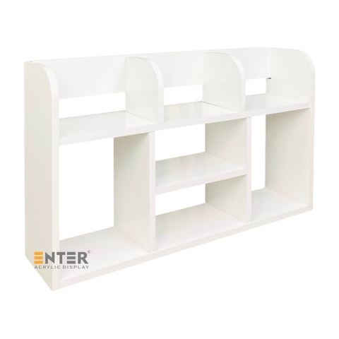 Kệ sách để bàn gỗ Enter KG507 80x18x48cm, Giá sách để bàn, Kệ gỗ đa năng