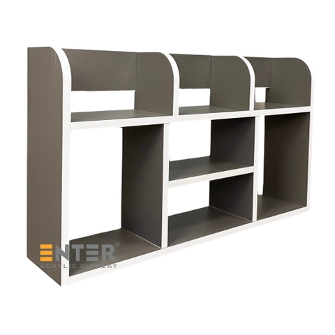Kệ sách để bàn gỗ Enter KG507 80x18x48cm, Giá sách để bàn, Kệ gỗ đa năng