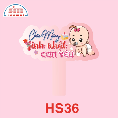 Hashtag cầm tay sinh nhật
