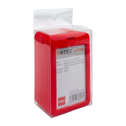 Bao đựng thẻ Enter BT060 54x86mm 1 mặt đứng