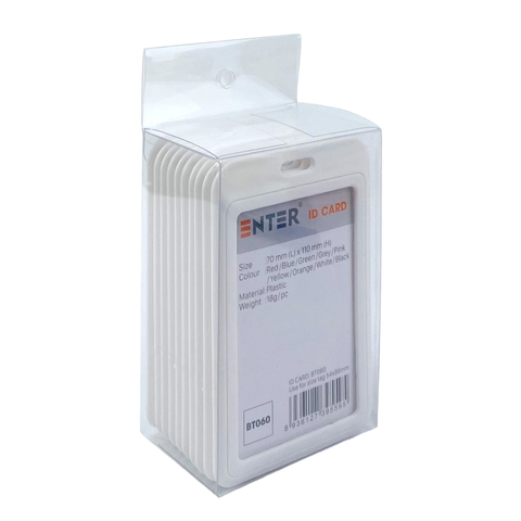 Bao đựng thẻ Enter BT060 54x86mm 1 mặt đứng
