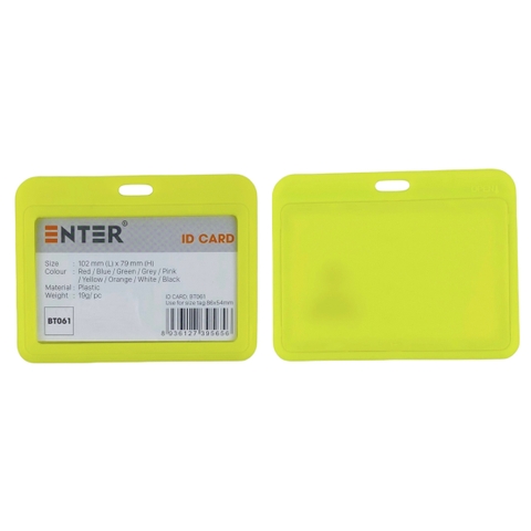 Bao đựng thẻ Enter BT061 86x54mm 1 mặt ngang