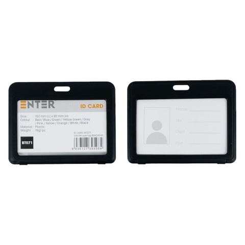 Bao đựng thẻ Enter BT071 86x54mm 2 mặt ngang