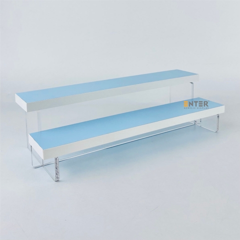 Kệ trưng bày Enter TB213 2 tầng 300x112x83mm, Kệ bậc thang để bàn, Kệ trưng bày nước hoa, mô hình