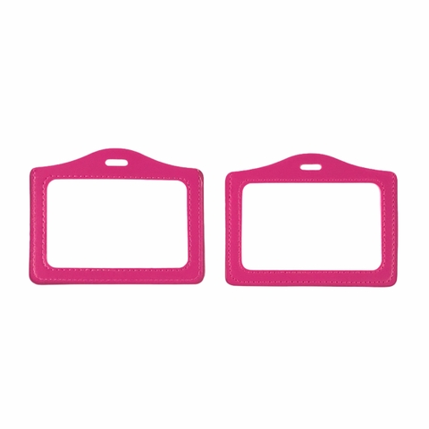 Bao đựng thẻ da 8.5x5.5cm 2 mặt kiếng ngang (50)