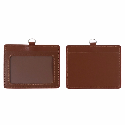 Bao đựng thẻ da 8.5x5.5cm 2 ngăn ngang (25)
