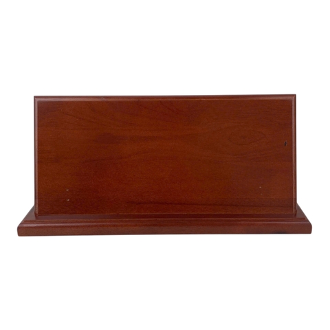 Bảng chức danh đế gỗ ghép DG06 320x100mm thân 300x135mm