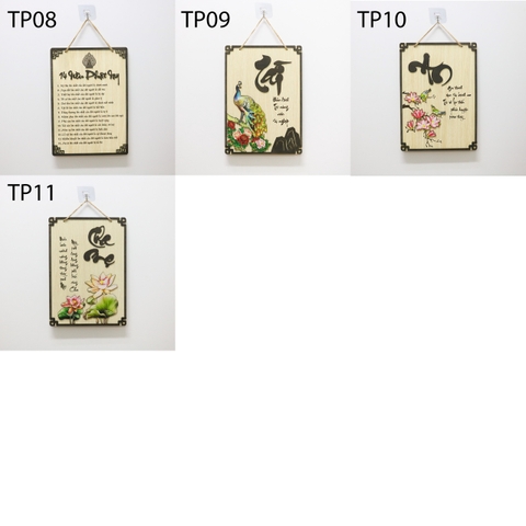 Bảng gỗ treo có nội dung