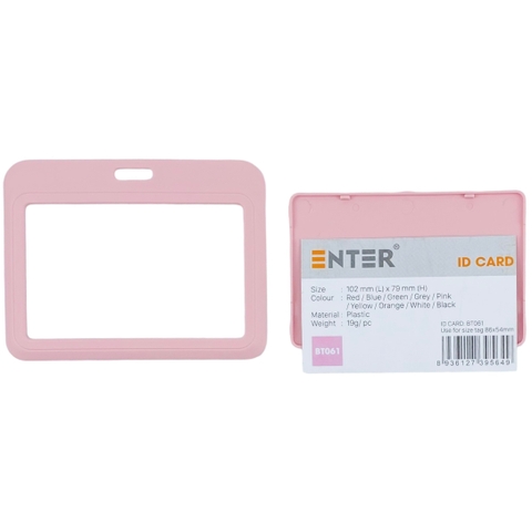 Bao đựng thẻ Enter BT061 86x54mm 1 mặt ngang
