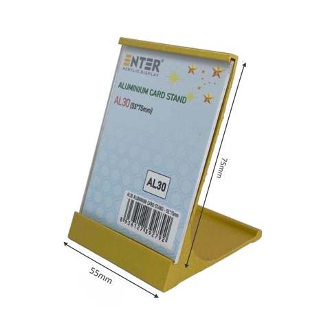 Bảng thông tin để bàn nhôm Enter AL30 55x75mm, Khung thông tin sản phẩm, Khung bảng giá, Kệ trưng bày để bàn (20)
