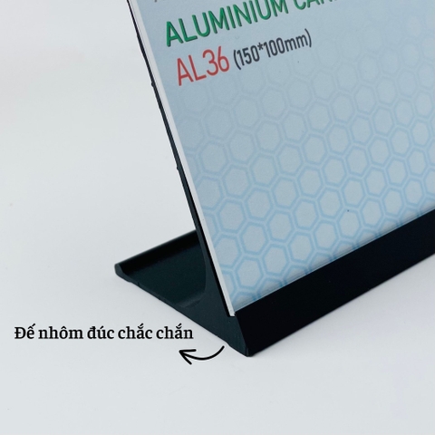 Bảng thông tin để bàn nhôm Enter AL36 150x100mm, Khung thông tin sản phẩm, Khung bảng giá, Kệ trưng bày để bàn (20)