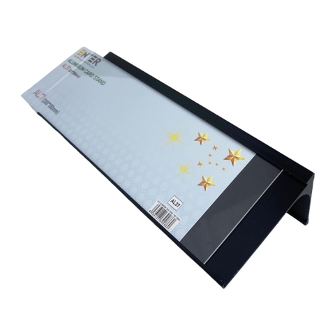 Bảng thông tin để bàn nhôm Enter AL37 300x100mm, Biển chức danh, Bảng tên để bàn, Kệ chức vụ (20)